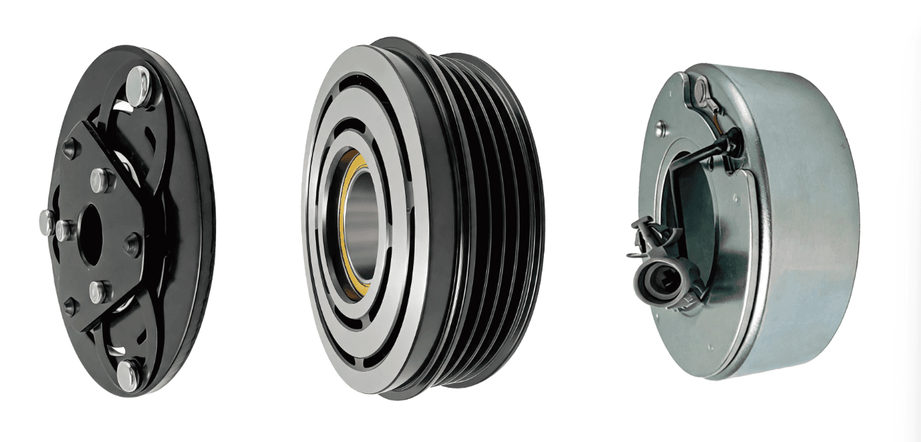 AC clutch assembly for compressor and industrial drive applications
