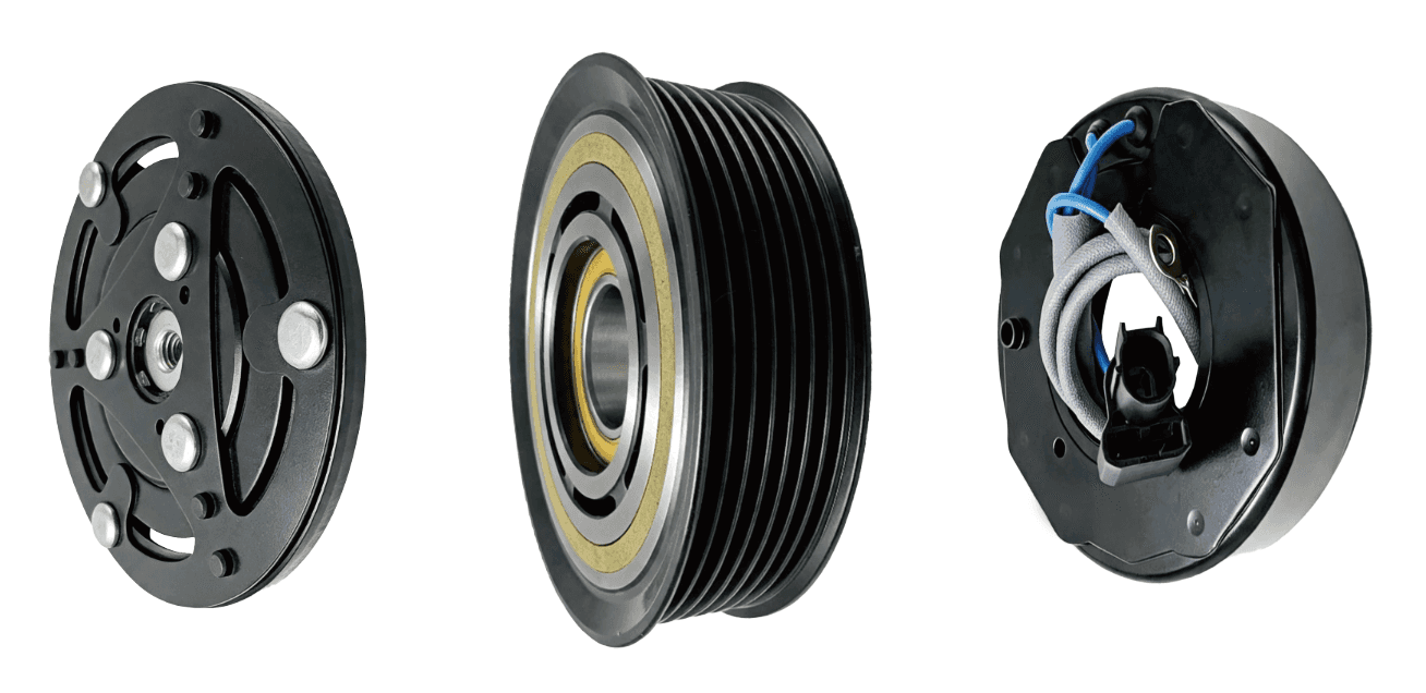Air Conditioning Clutch Assembly for Belt-Driven Compressor Applications