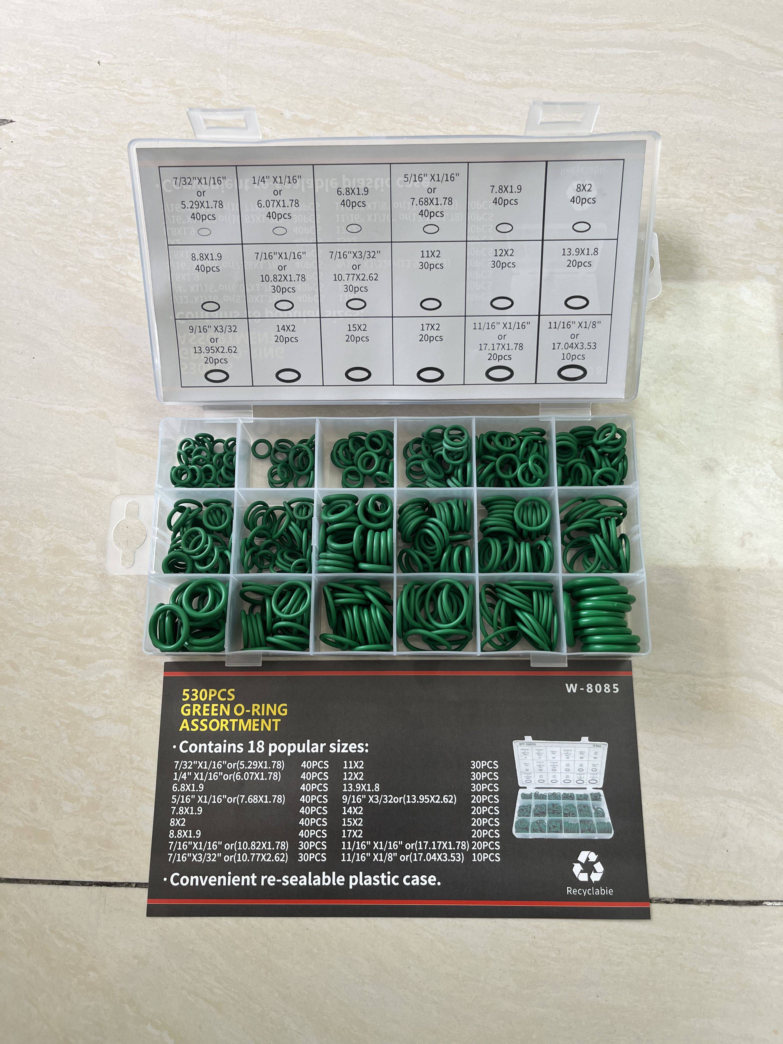 w-8085 Green O-Ring Assortment: Durable O-Ring Kit Solutions